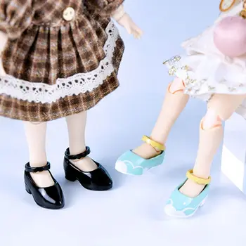 1 пара Высококачественной Модной Кукольной Обуви Сапоги для Кукол 1/12 BJD Подставка Для Кукол Другие Аксессуары Тапочки На Высоком Каблуке для Тела Куклы ob11