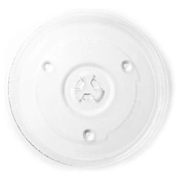 10,5-дюймовая Микроволновая плита Запасная Микроволновая тарелка Прочный Универсальный поворотный стол для микроволновой печи Стеклянные пластины Круглая сменная пластина