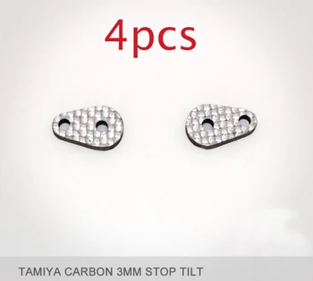 4шт 3 мм Направляющий Ролик Предотвращает Наклон Верхней Направляющей Пластины Из Углеродного Волокна Запасные Части для 1/32 Масштабной Модели Гоночного Автомобиля Tamiya Mini 4WD