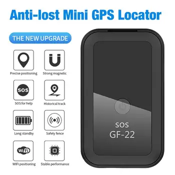 GF-22 Локатор, устройство для защиты от потери данных, мини GPS-трекер, бесплатная установка, персональный трекер для отслеживания объектов для автомобиля, мотоцикла