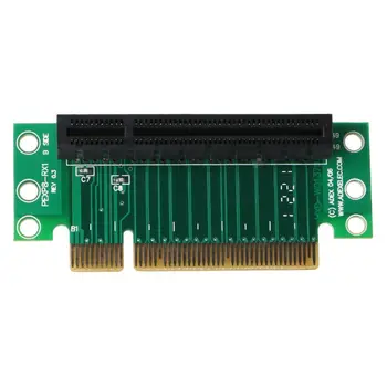PCI Express 8X Riser Card 90 градусов прямоугольный адаптер Riser Card конвертер для компьютера 1U/2U