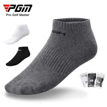 PGM 3 Пары мужских носков для гольфа, теннисных Носков для бейсбола, Чулок из чистого хлопка, впитывающих влагу, для отдыха, Спортивная Мода WZ007