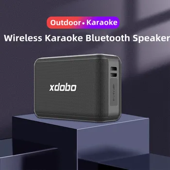 XDOBO X8 Pro 120 Вт Беспроводное караоке Bluetooth Стерео Наружный аудиофильский сабвуфер Портативный динамик Водонепроницаемый TWS беспроводной звук