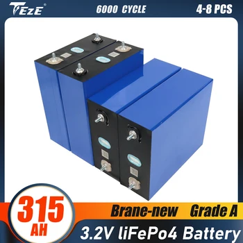 Аккумуляторная батарея Lifepo4 3,2 В 315 Ач, перезаряжаемая литий-железо-фосфатная батарея для лодки, гольф-кара, солнечной системы хранения, не облагается налогом ЕС
