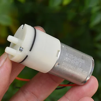 Вакуумный насос Micro 370 DC 5V 6V Воздушно-кислородный насос Электрический Мембранный насос молокоотсос Насос отрицательного давления USB-усилитель сцеживания