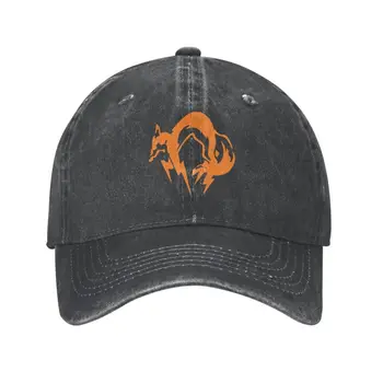 Изготовленная на заказ бейсболка с металлическим логотипом Gear Solid Fox, Спортивная Женская Мужская Регулируемая шляпа для папы из видеоигр, Летняя