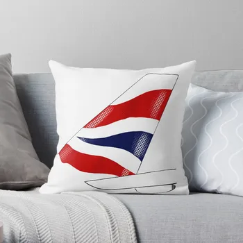 Иллюстрация ливреи с изображением флага Британского Авиационного союза, Декоративная наволочка, Рождественские наволочки