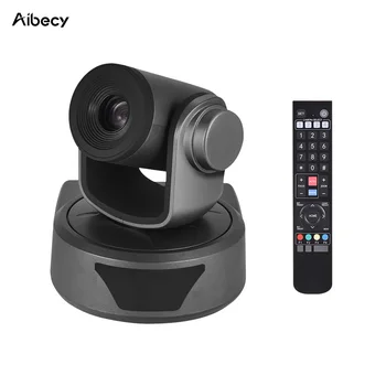 Камера Видеоконференции Aibecy Веб-камера с 10-кратным Дополнительным зумом Full HD 1080P с Широким обзором 52 Градуса, Автофокусировка USB2.0 Cam для совещаний