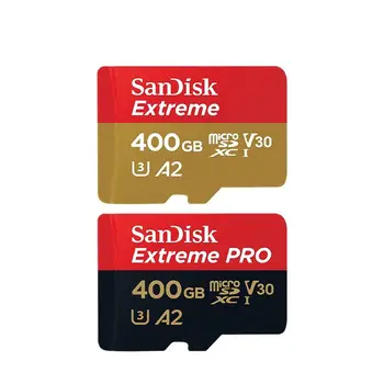 Карта памяти SanDisk Micro SD 400GB TF Card A1 A2 U3 V30 Карта памяти Micro SDXC Card UHS-1 Флэш-карта 100% Оригинал