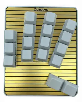 Макропрограммируемая Индивидуальная мини-модульная клавиатура DK6 с бесплатной комбинацией раскладок, возможностью горячей замены Независимой магнитной кнопки-ключа