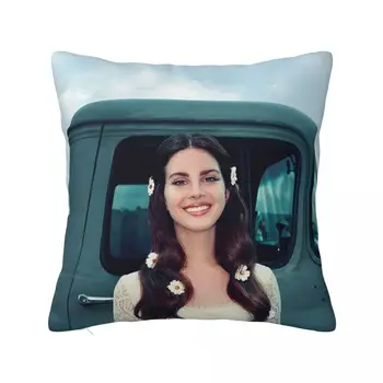 Наволочка Lana Del Rey Singer из полиэстера с принтом, декор для наволочек для детей и взрослых, домашняя наволочка на молнии 18 дюймов