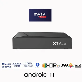 Новый Самый Умный ТВ-БОКС XTV Air Amlogic S905W2 с Двойным WIFI Android 11 MYTVOnline Bluetooth
