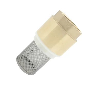 Обратный клапан с фильтром для насоса 1/2 3/4 1 1-1/4 1-1/2 2 2-1/2 3 фильтр с дюймовым обратным клапаном без фильтра с обратным клапаном