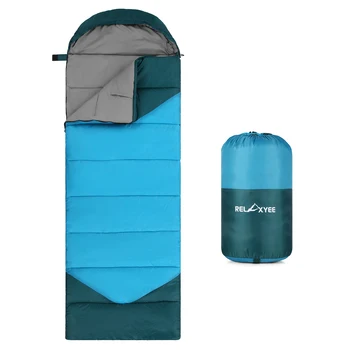 Походный спальный мешок для взрослых, уличный водостойкий спальный мешок для холодной погоды, Компактное походное снаряжение для пеших прогулок