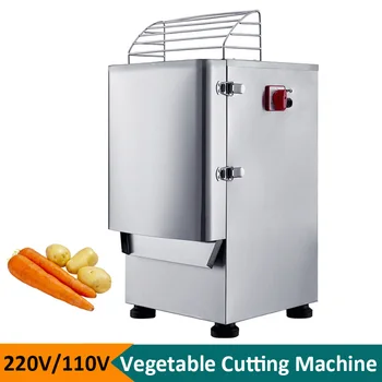 Профессиональная Автоматическая машина для нарезки твердых овощей и фруктов Бытовая машина для нарезки овощей из нержавеющей Стали