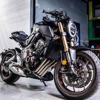 Рама Бака Мотоцикла Боковая Панель Крышки Защитная Оболочка для Honda CB650R CBR650R CBR 650R 2019 2020 2021 (Матово-черный)