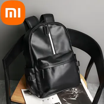 Рюкзак Xiaomi для отдыха, мужская молодежная студенческая сумка для путешествий на открытом воздухе, большая вместительность, легкая Модная кожаная сумка