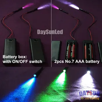 Светодиодный волоконно-оптический осветитель с питанием от батареи 2A для использования в доме/автомобиле с оптическим волокном бокового свечения
