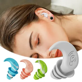 Силиконовые затычки для ушей с защитой от шума, водонепроницаемые беруши для плавания, для сна, дайвинга, серфинга, Мягкие, комфортные, для плавания, защита для ушей