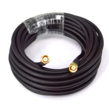 Удлинительный кабель RG58 Wifi от штекера SMA к штекеру SMA 5 м