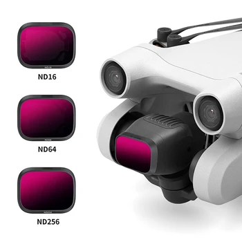 Фильтры для объектива камеры радиоуправляемых дронов для Mini 3 Pro, набор фильтров ND16, ND64, ND256, комплект фильтров ND / Градиентный фильтр GND16