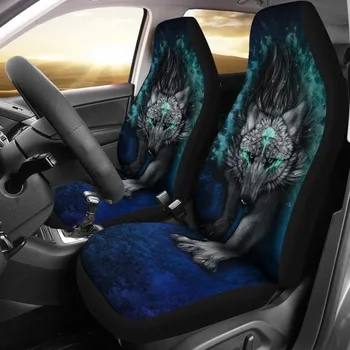 Чехлы для автомобильных сидений Legend Wolf, комплект из 2 универсальных защитных чехлов для передних сидений