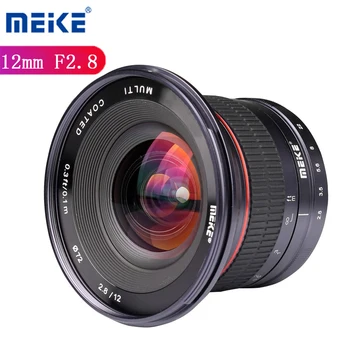 Широкоугольный Объектив Meike 12mm F2.8 APS-C С Ручной Фокусировкой Фиксированный Объектив Для Камер Canon EF-M Fujifilm Sony Nikon 1 M4/3