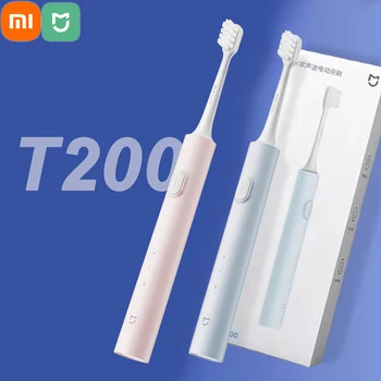 Электрические зубные щетки Xiaomi Mijia T200 Для взрослых и детей, водонепроницаемые ультразвуковые зубные щетки, корпус звуковой USB-перезаряжаемой зубной щетки